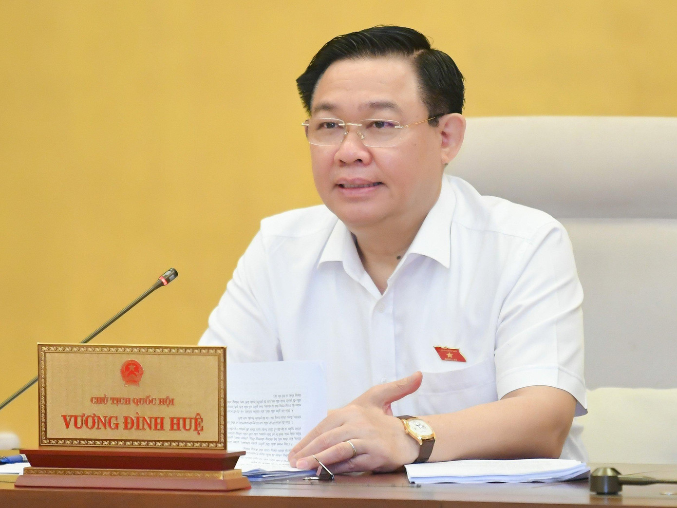 Chủ tịch Quốc hội Vương Đình Huệ Chủ tịch Quốc hội Vương Đình Huệ