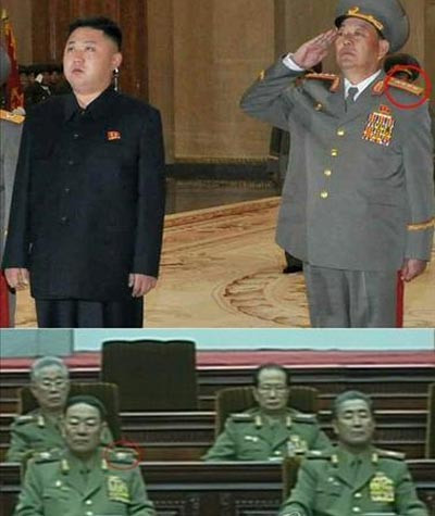 Ông Hyon Yong-chol xuất hiện trước công chúng trong bộ quân phục mang phù hiệu cấp bậc 4 sao