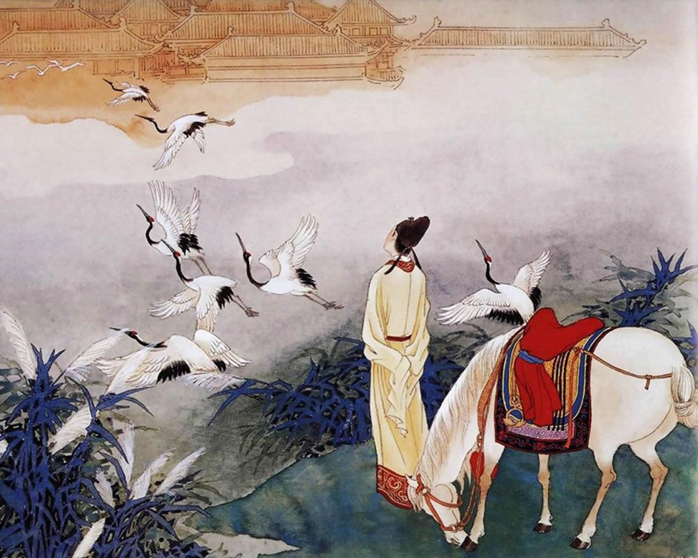 Ảnh minh hoạ Lý Bạch. Ảnh minh hoạ Lý Bạch.