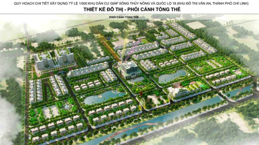 Quy hoạch chi tiết 1/500 dự án khu đô thị Văn An tại TP Chí Linh (Hải Dương). Quy hoạch chi tiết 1/500 dự án khu đô thị Văn An tại TP Chí Linh (Hải Dương).