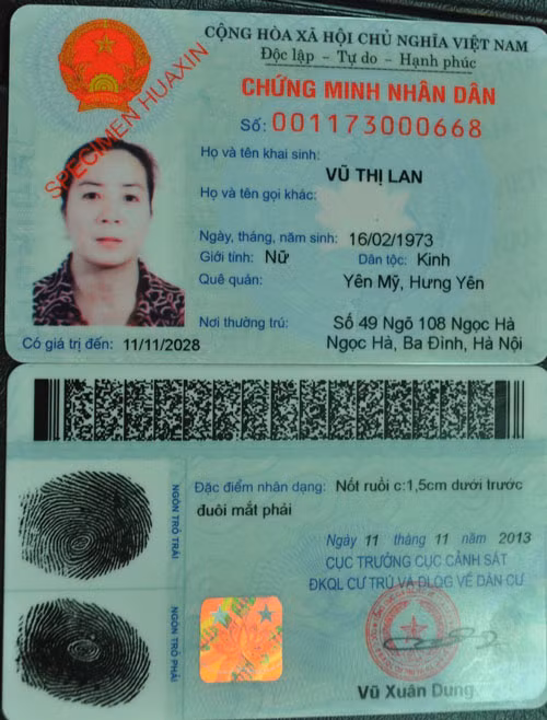 Mẫu CMND mới 12 số in tên một tập đoàn Trung Quốc gây bàn tán trong dư luận
