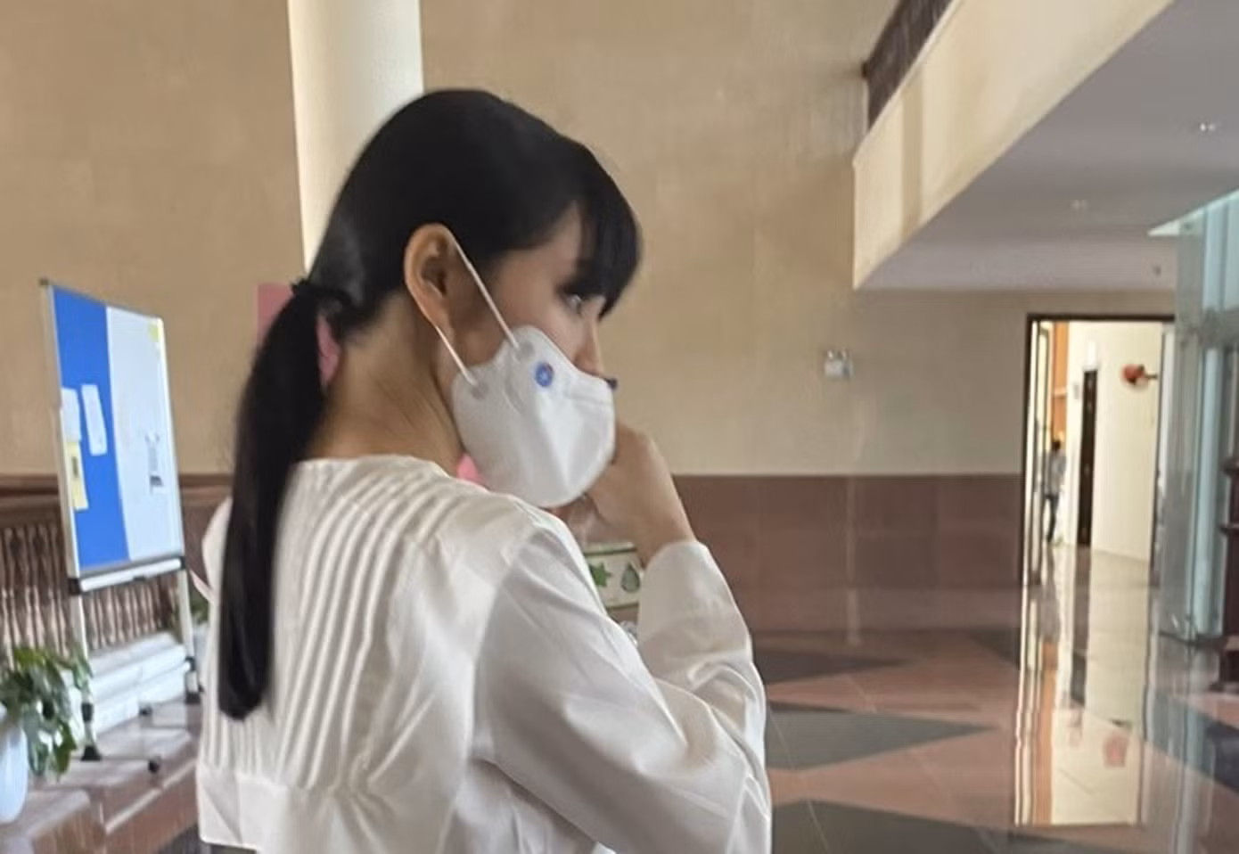 Bị cáo Vỏ Thị Mỷ Hạnh tại Tòa phúc thẩm sáng nay 10/9 Bị cáo Vỏ Thị Mỷ Hạnh tại Tòa phúc thẩm sáng nay 10/9