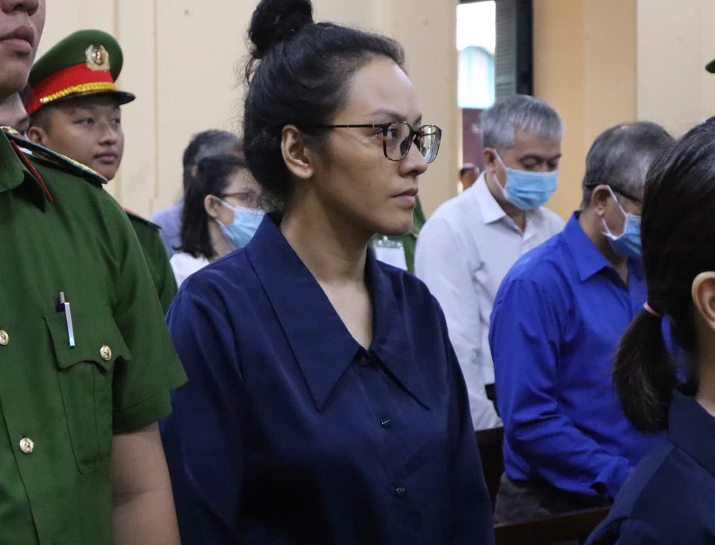 Bị cáo Trương Huệ Vân tại phiên tòa. Ảnh: Tân Châu