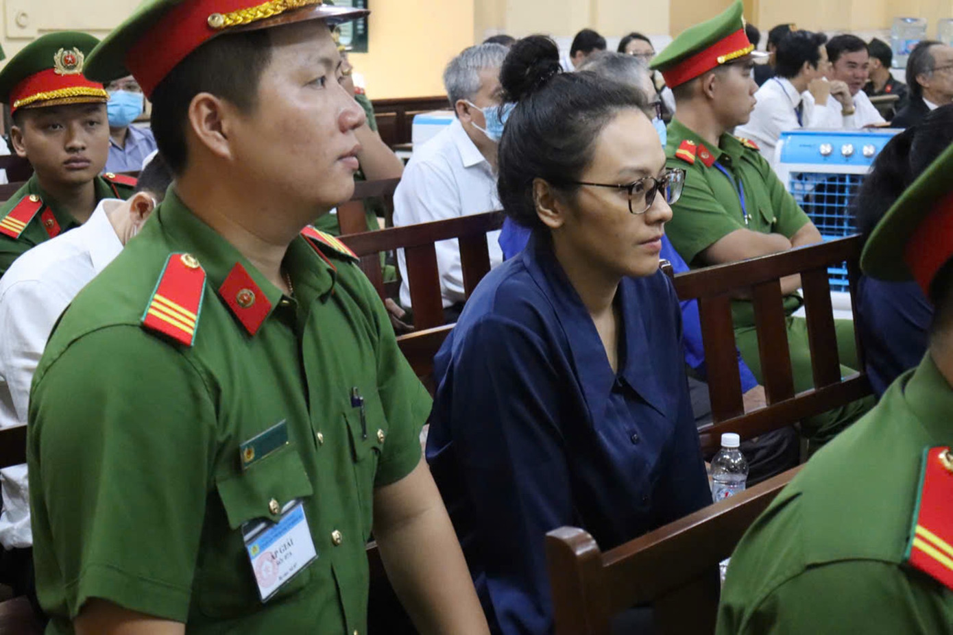 Bị cáo Trương Huệ Vân tại phiên tòa. Ảnh: Tân Châu