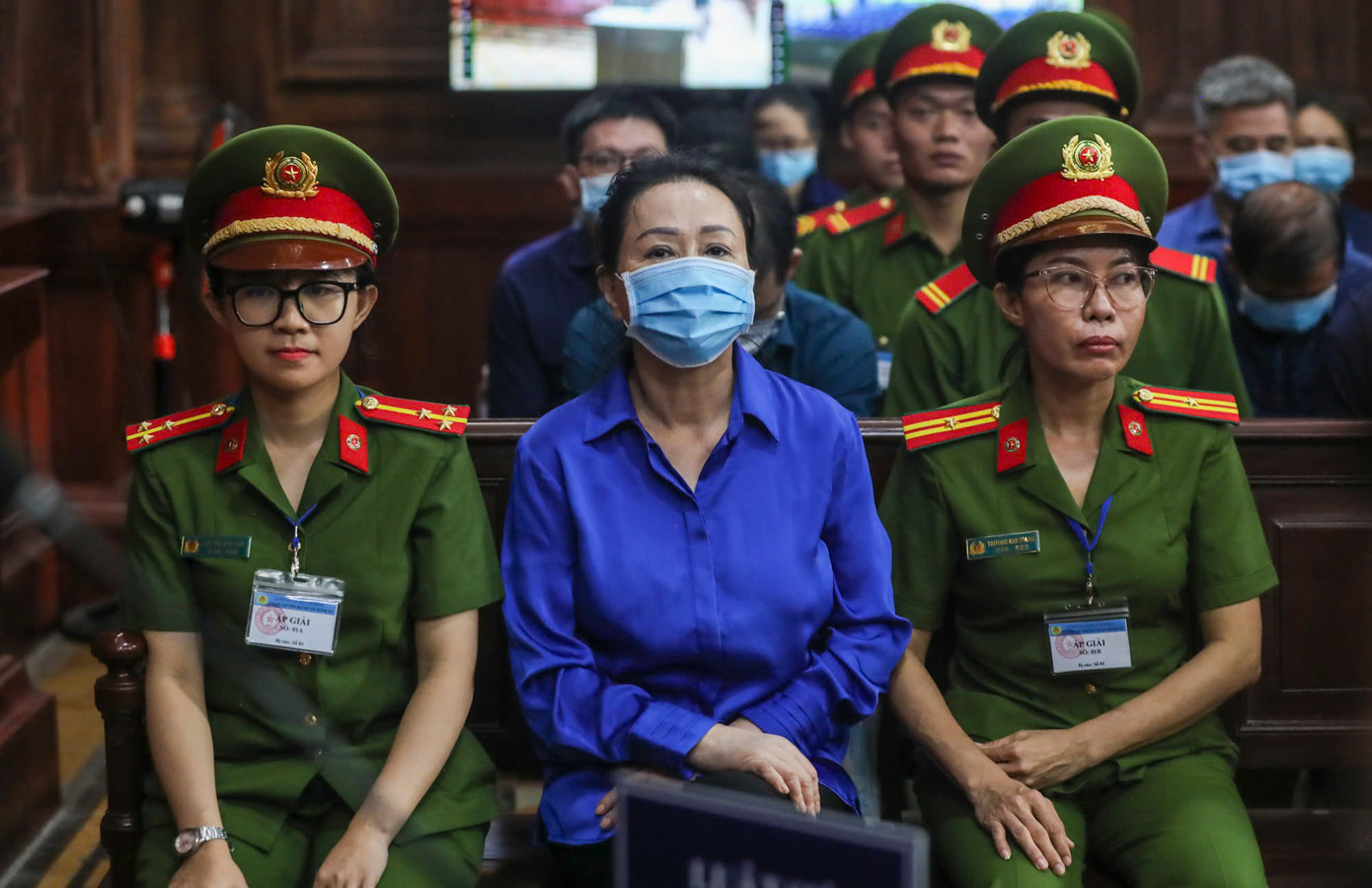 Bà Trương Mỹ Lan tại phiên tòa. Ảnh: Duy Anh. Bà Trương Mỹ Lan tại phiên tòa. Ảnh: Duy Anh.