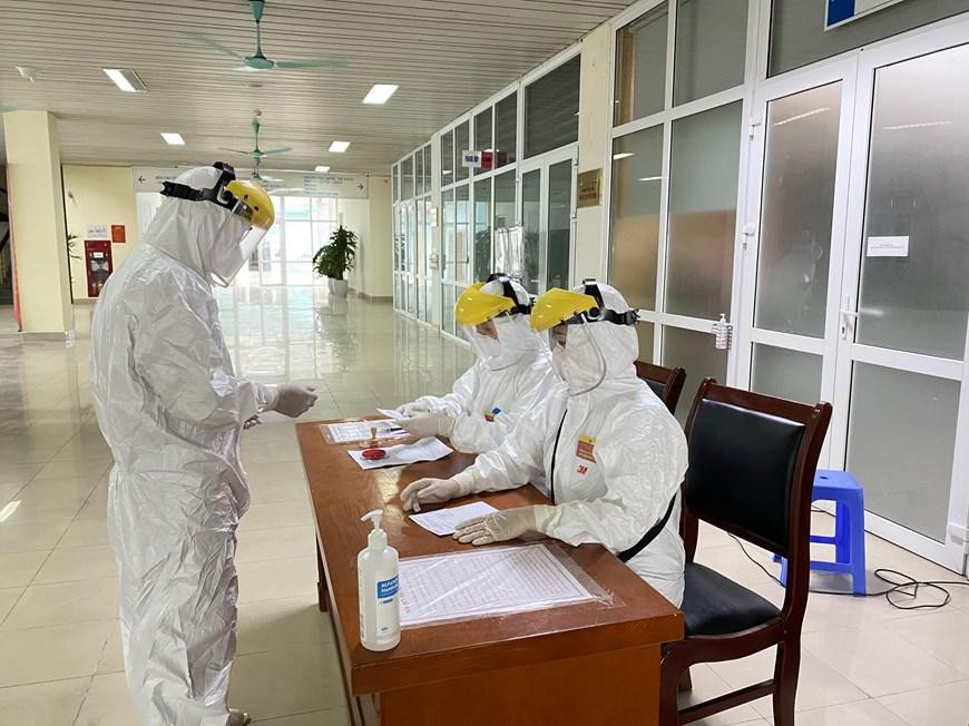 Bệnh viện K tổ chức bỏ phiếu theo từng giờ, từng khoa. (Ảnh: PV/Vietnam+) Bệnh viện K tổ chức bỏ phiếu theo từng giờ, từng khoa. (Ảnh: PV/Vietnam+)