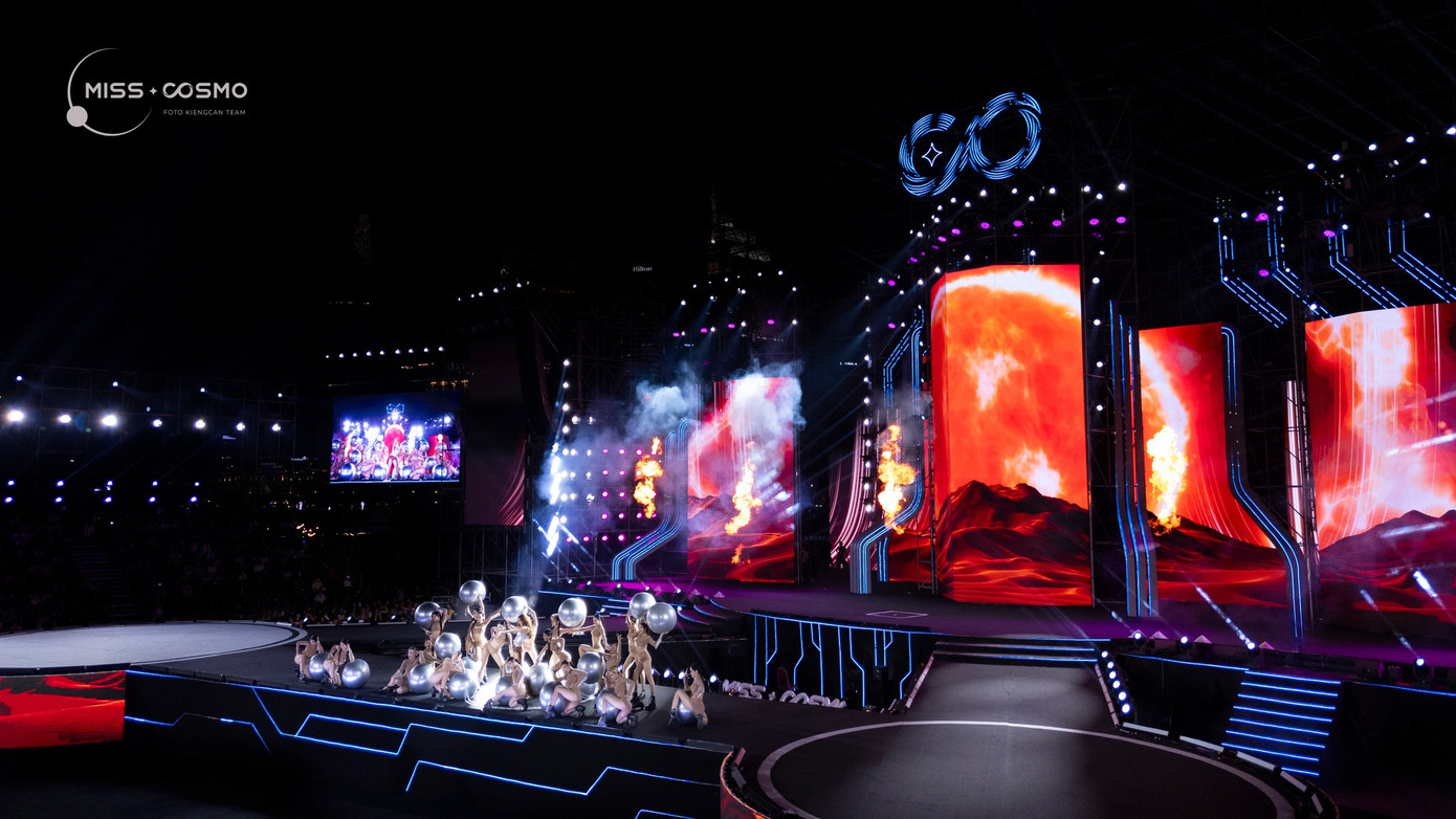 Sân khấu chung kết Miss Cosmo 2024. Sân khấu chung kết Miss Cosmo 2024.