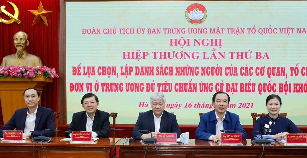 Các đại biểu dự Hội nghị Hiệp thương lần thứ ba (Ảnh: Nhật Minh) Các đại biểu dự Hội nghị Hiệp thương lần thứ ba (Ảnh: Nhật Minh)