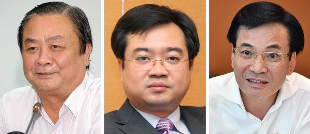 Tân Bộ trưởng Lê Minh Hoan, Nguyễn Thanh Nghị và Trần Văn Sơn