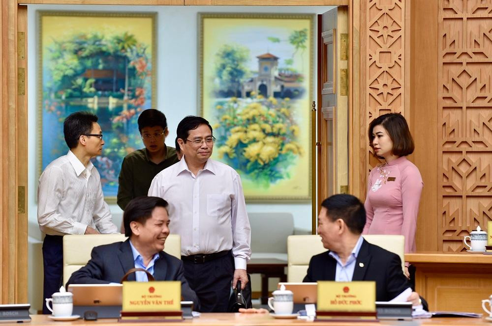 Thủ tướng Phạm Minh Chính chủ trì phiên họp Chính phủ (ảnh Nhật Minh)