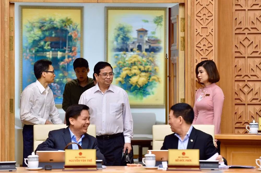 Thủ tướng Phạm Minh Chính chủ trì phiên họp Chính phủ (ảnh Nhật Minh) Thủ tướng Phạm Minh Chính chủ trì phiên họp Chính phủ (ảnh Nhật Minh)