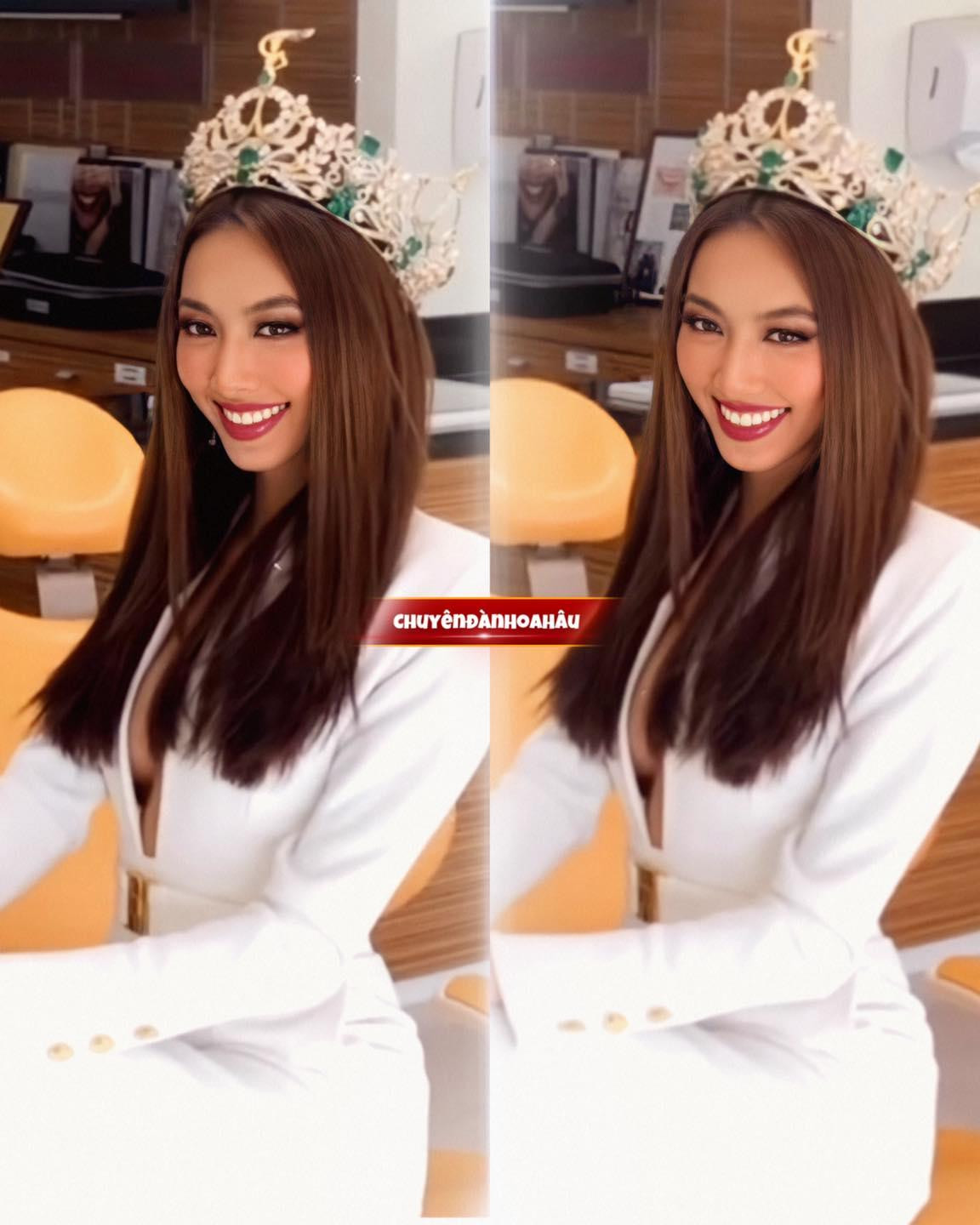 Nhan sắc của tân Hoa hậu Hòa bình Quốc tế 2021 nhận được nhiều lời khen ngợi.