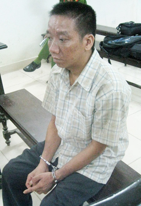 Bị cáo Nguyễn Xuân Trước tại tòa