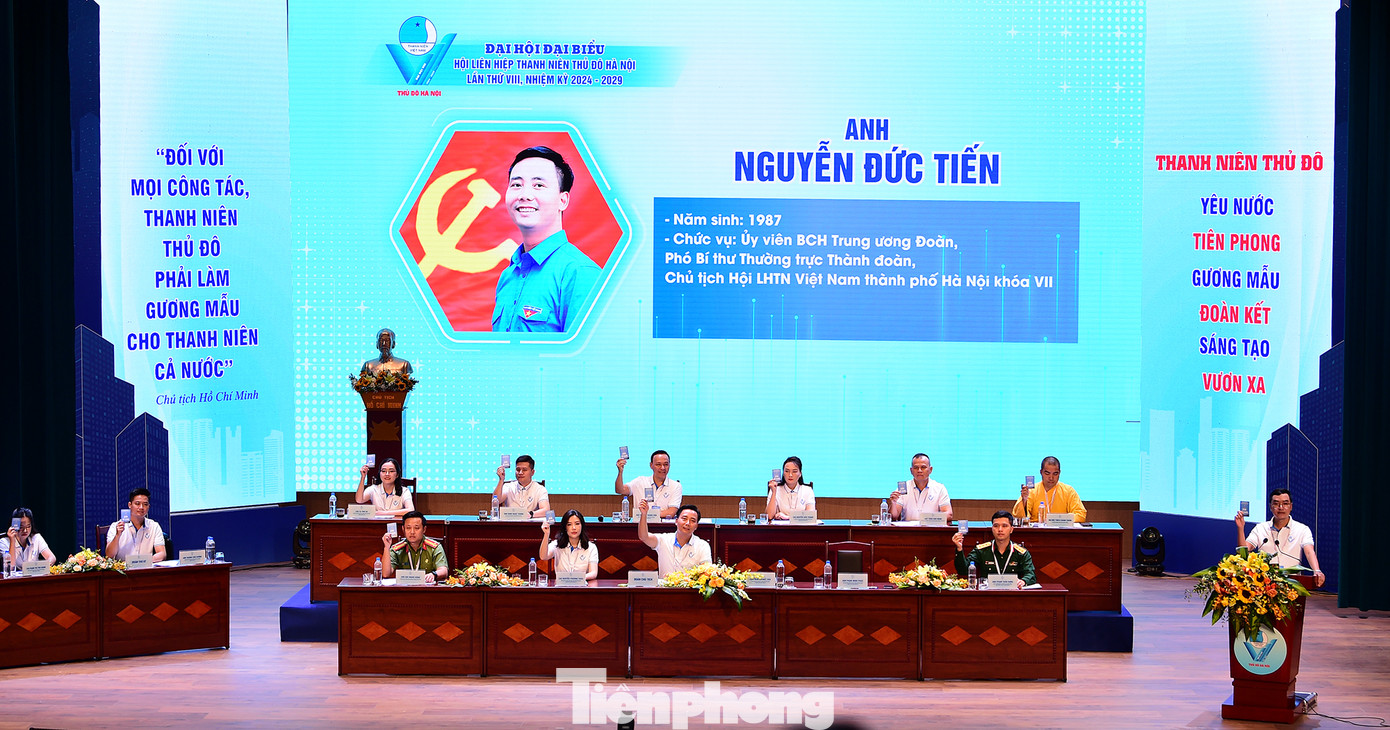 Đại hội hiệp thương cử chức danh Chủ tịch Hội LHTN Việt Nam Thành phố Hà Nội khóa VIII. Ảnh: Xuân Tùng