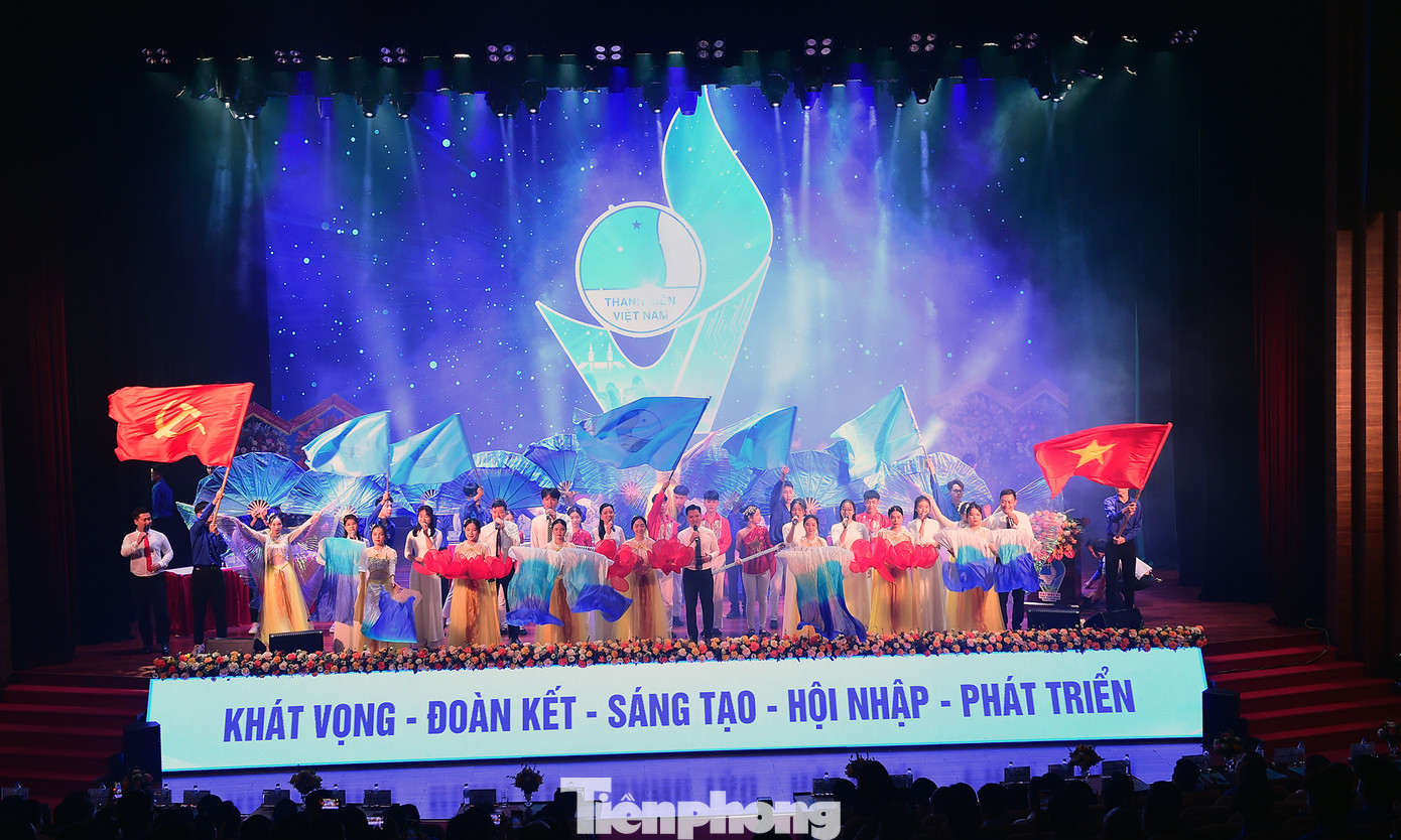 Chương trình nghệ thuật chào mừng Đại hội. Ảnh: Xuân Tùng