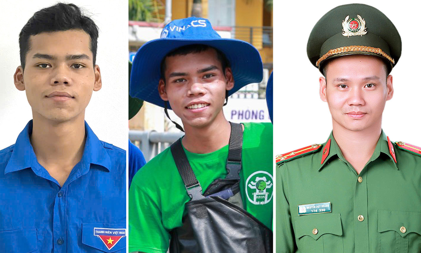 Anh Đồng Văn Tuấn, anh Hoàng Anh Tuấn và anh Nguyễn Duy Hoàng.