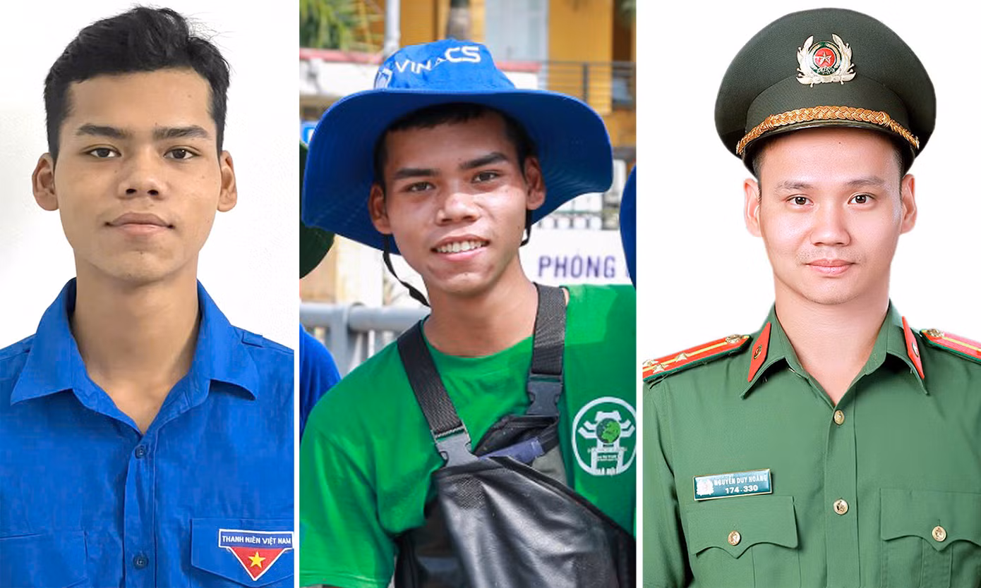 Anh Đồng Văn Tuấn, anh Hoàng Anh Tuấn và anh Nguyễn Duy Hoàng. Anh Đồng Văn Tuấn, anh Hoàng Anh Tuấn và anh Nguyễn Duy Hoàng.