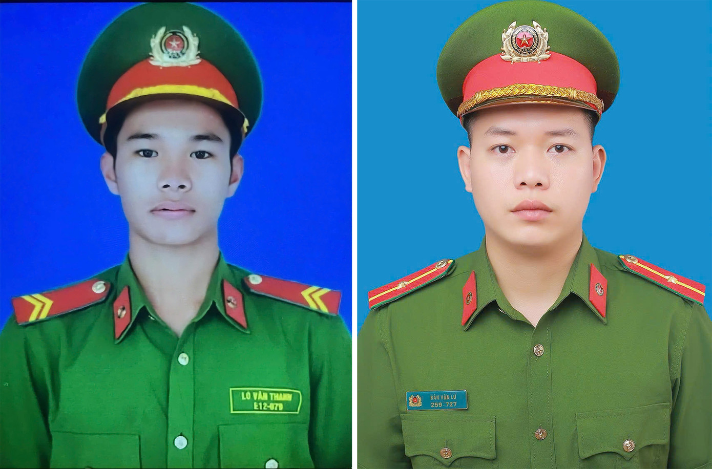 Anh Lò Văn Thanh và anh Bàn Văn Lư