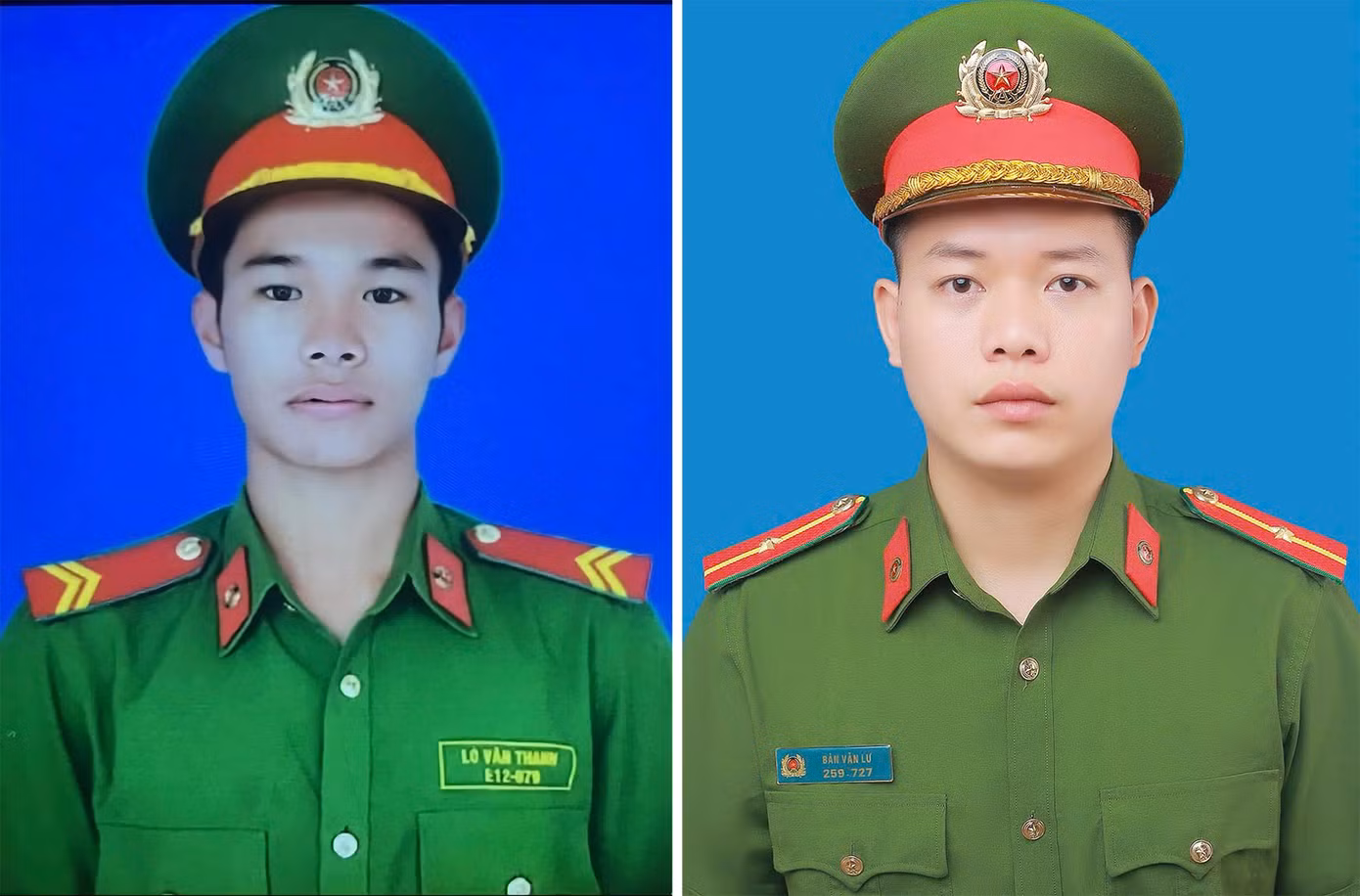 Anh Lò Văn Thanh và anh Bàn Văn Lư Anh Lò Văn Thanh và anh Bàn Văn Lư