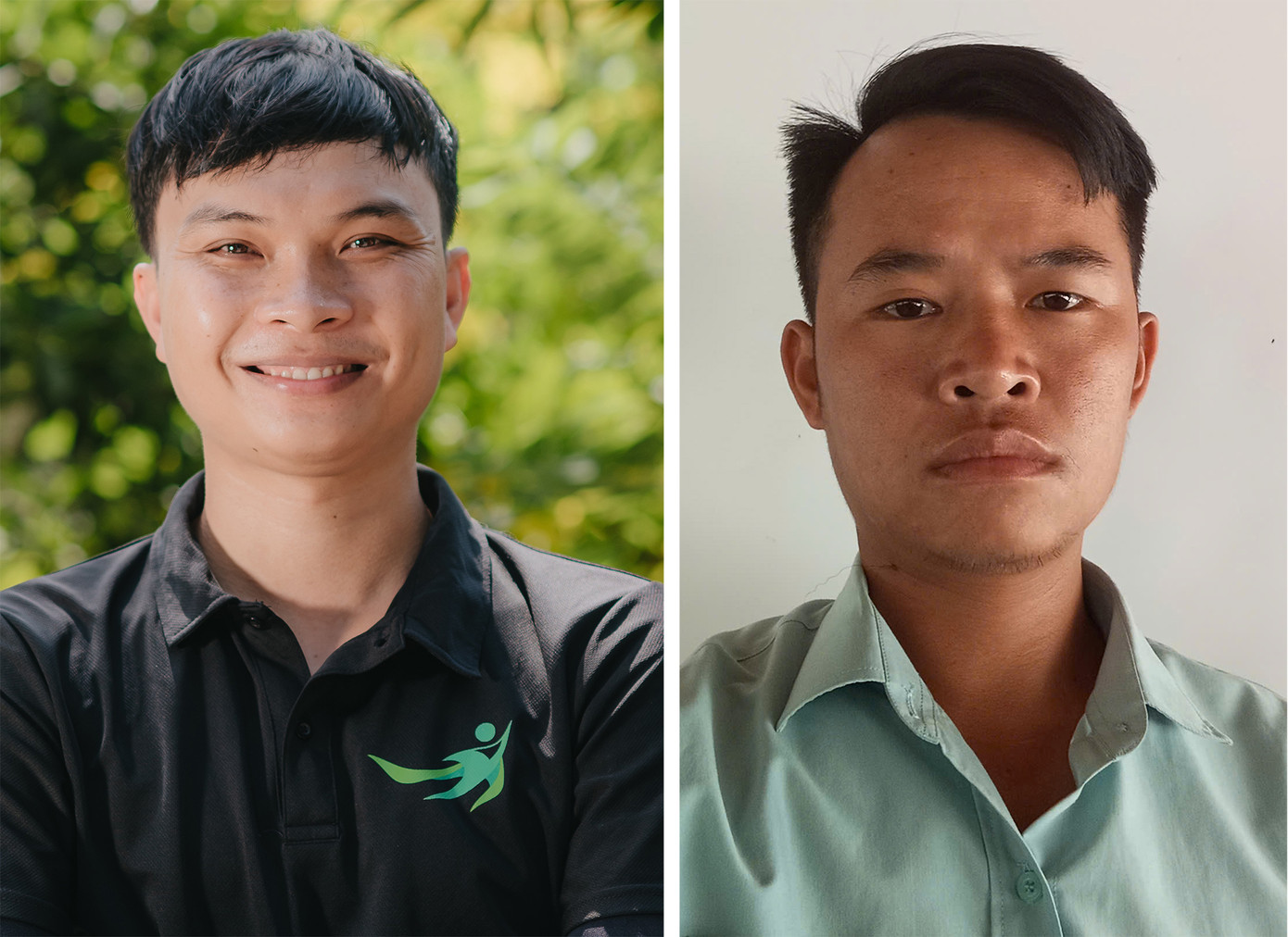 Anh Nguyễn Lương Ngọc và anh Hiên Cuôn.