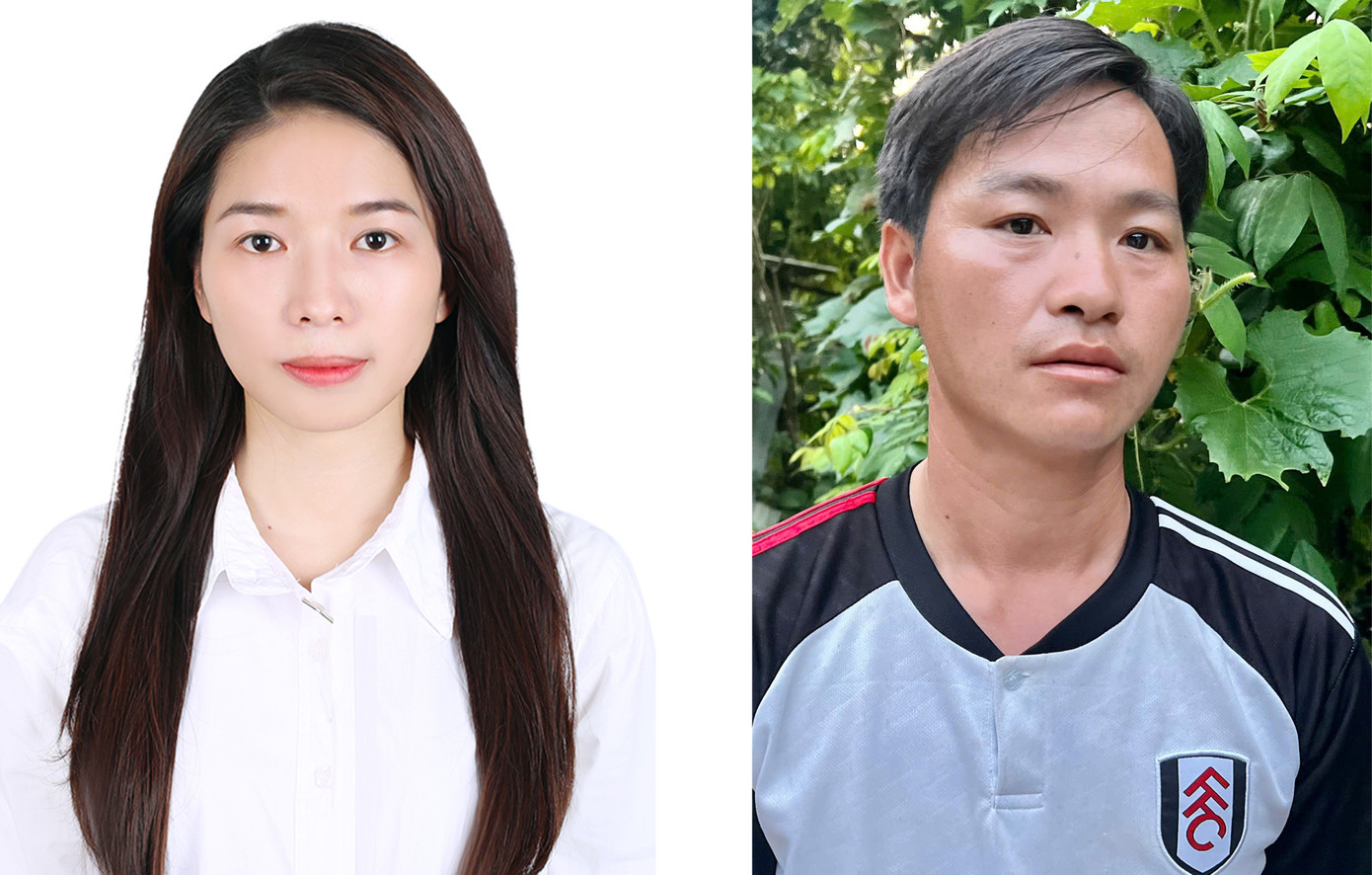 Chị Đặng Thị Hà và anh Vàng Seo Chứ.