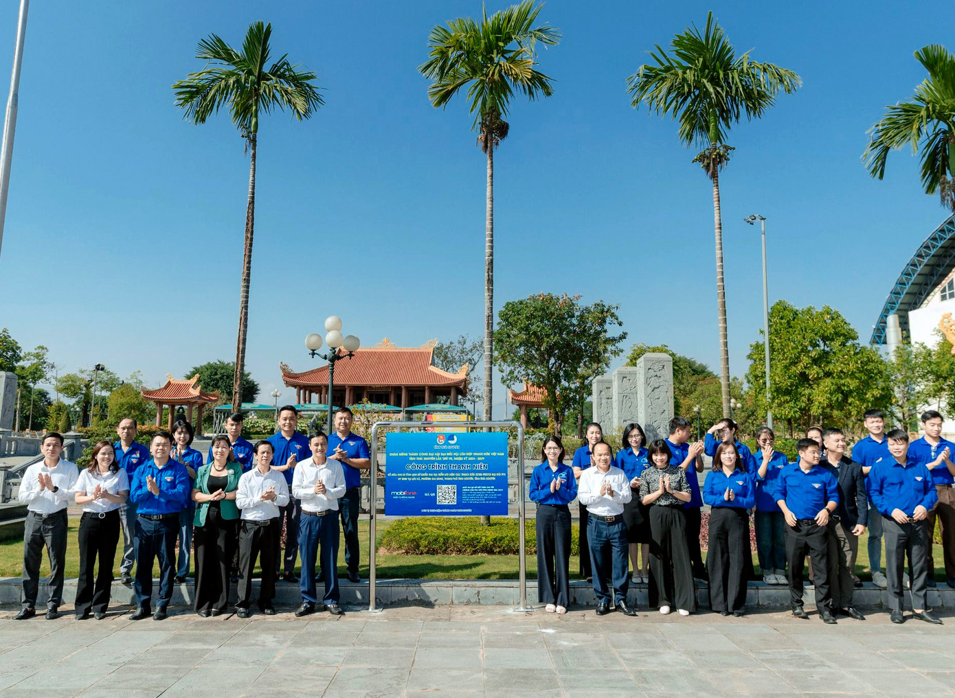 Lễ khánh thành công trình thanh niên số hóa Khu di tích lịch sử Quốc gia Địa điểm lưu niệm các Thanh niên xung phong Đại đội 915 hy sinh tại Lưu Xá. Ảnh: TĐTN Lễ khánh thành công trình thanh niên số hóa Khu di tích lịch sử Quốc gia Địa điểm lưu niệm các Thanh niên xung phong Đại đội 915 hy sinh tại Lưu Xá. Ảnh: TĐTN