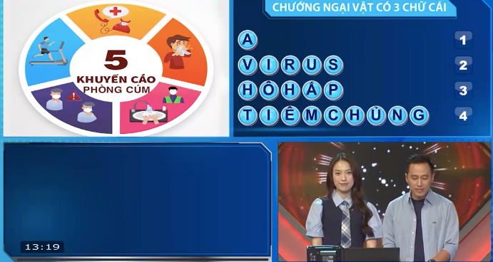 Hoàn Hiếu đã giải mã chính xác ẩn số chướng ngại vật. Hoàn Hiếu đã giải mã chính xác ẩn số chướng ngại vật.