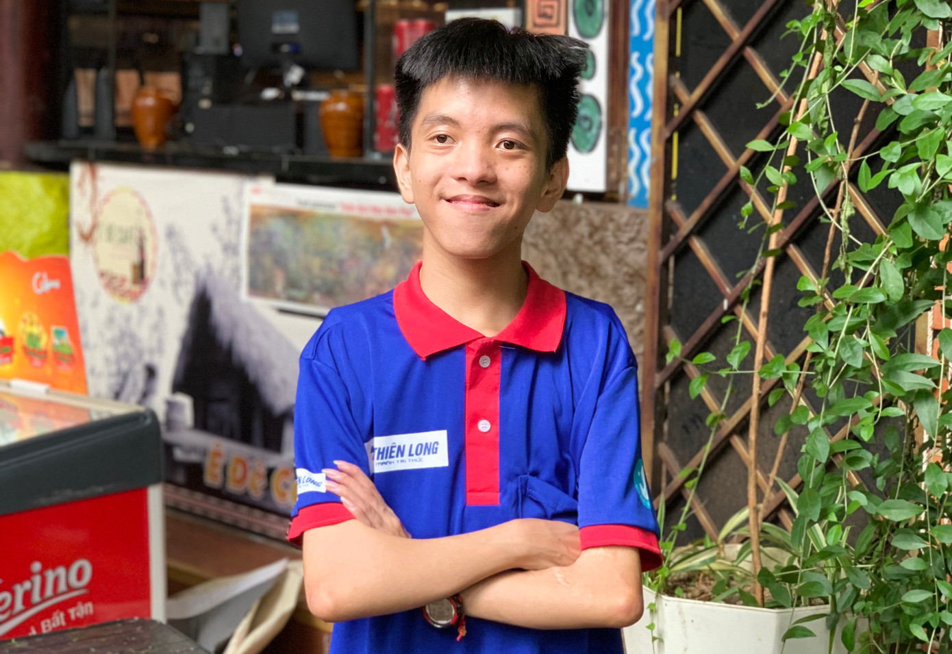 Chương Đình Phúc là phó nhóm đội hình cấp tỉnh chương trình Tiếp sức mùa thi năm 2024 của tỉnh Đắk Lắk. Ảnh: NVCC