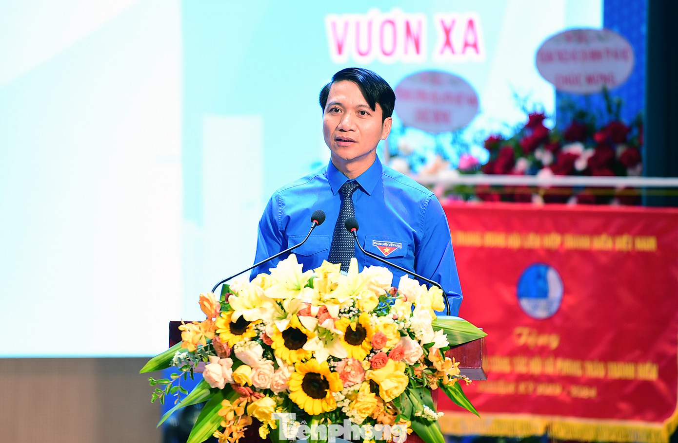 Anh Nguyễn Ngọc Lương phát biểu chỉ đạo tại Đại hội. Ảnh: Xuân Tùng Anh Nguyễn Ngọc Lương phát biểu chỉ đạo tại Đại hội. Ảnh: Xuân Tùng