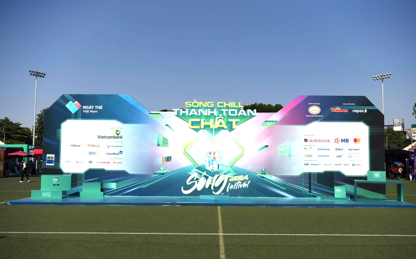 Từ 18h ngày 5/10, sự kiện Ngày Thẻ Việt Nam 2024 - Sóng Festival với thông điệp “Sống chill - thanh toán chất" chính thức khai mạc tại sân vận động Đại học Bách khoa (đường Lê Thanh Nghị, phường Bách Khoa, quận Hai Bà Trưng, Hà Nội).