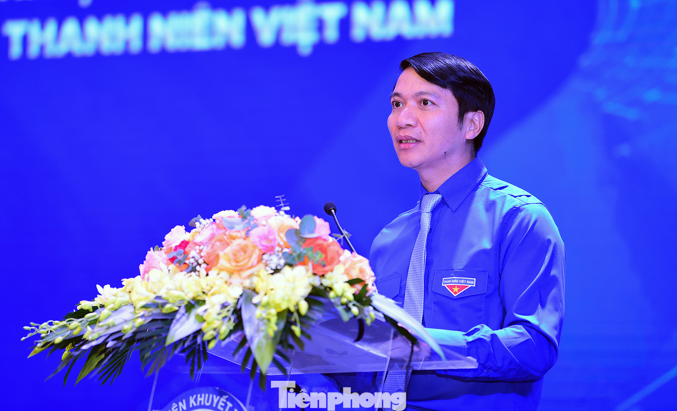 Anh Nguyễn Ngọc Lương phát biểu chỉ đạo tại Đại hội. Ảnh: Xuân Tùng