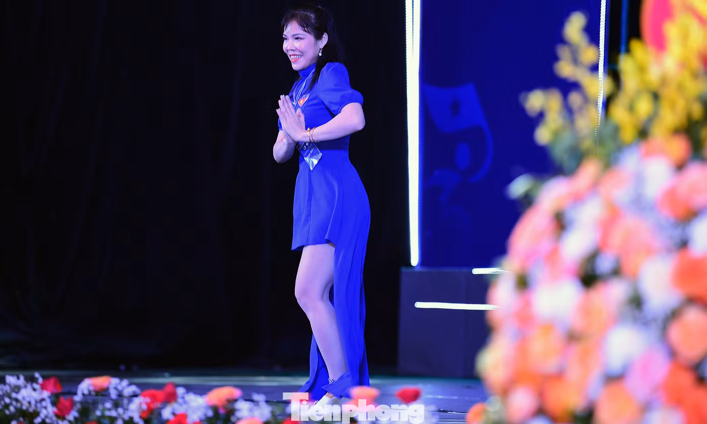 Tiết mục văn nghệ đặc biệt trong chương trình Đại hội. Ảnh: Xuân Tùng