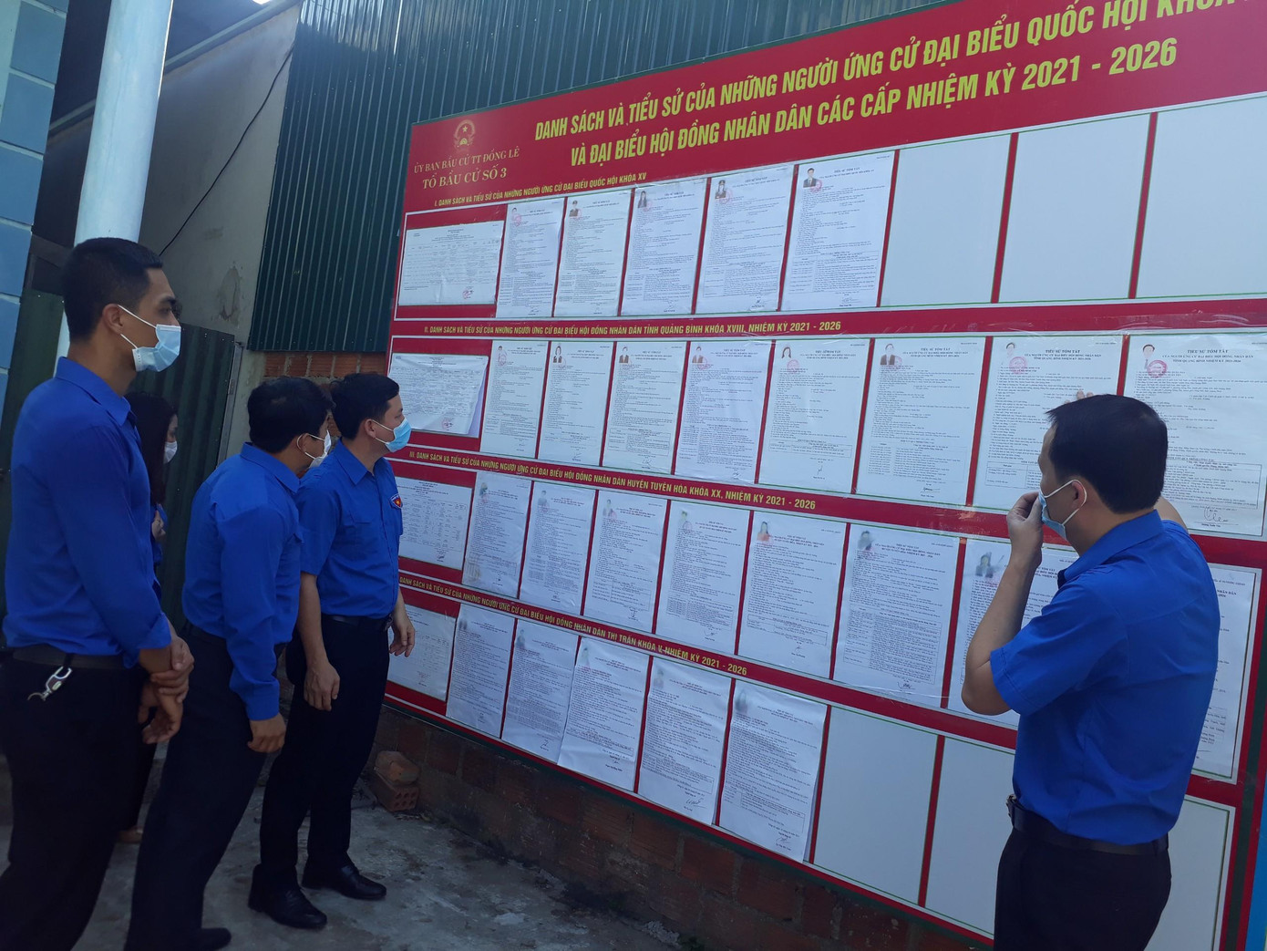 Công tác chuẩn bị của các điểm bầu cử