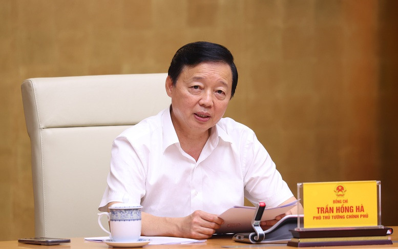 Phó Thủ tướng Trần Hồng Hà chủ trì cuộc họp.