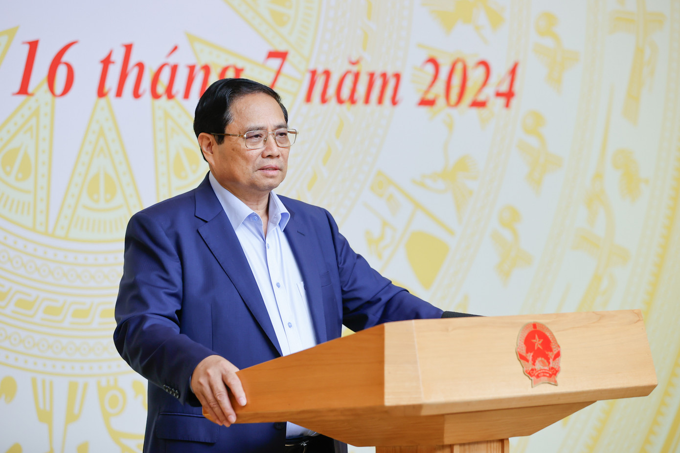 Thủ tướng phát biểu kết luận hội nghị. (Ảnh: Nhật Bắc) Thủ tướng phát biểu kết luận hội nghị. (Ảnh: Nhật Bắc)