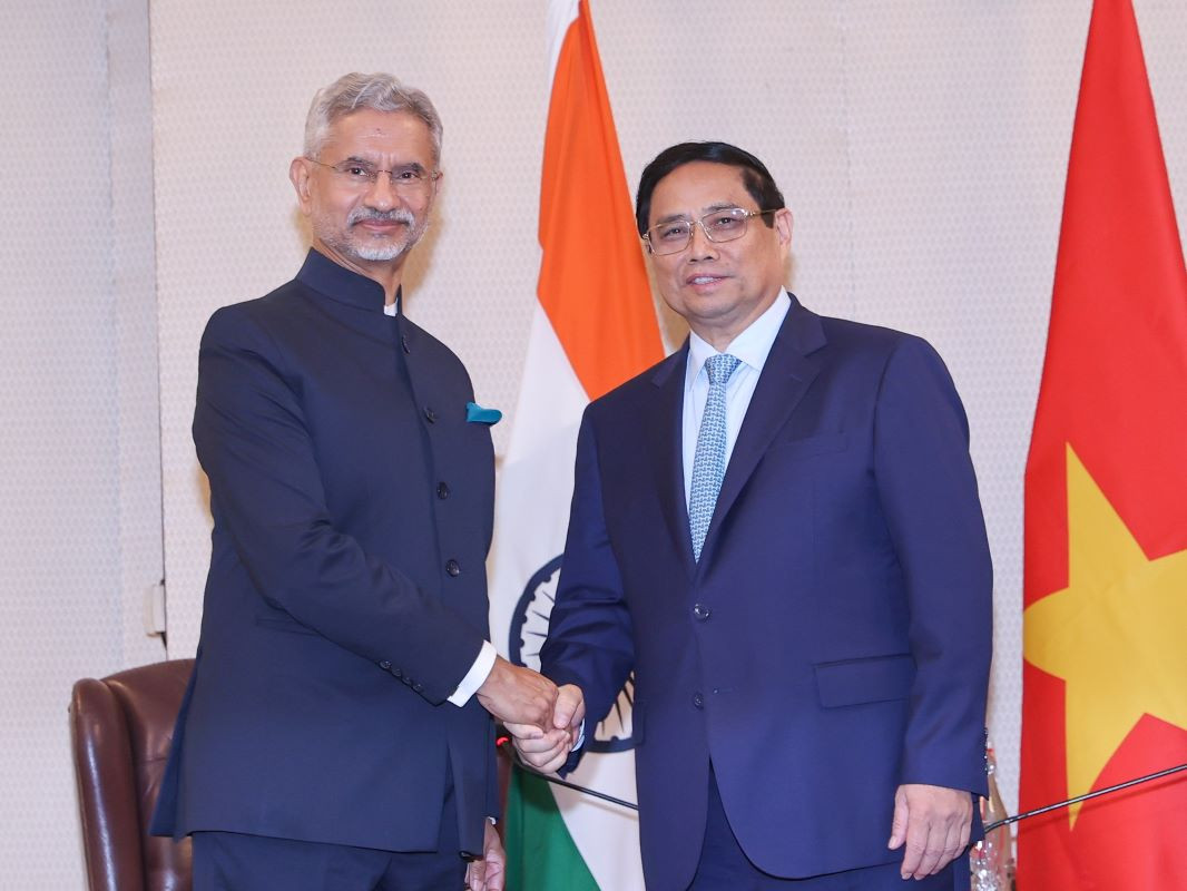 Thủ tướng Phạm Minh Chính đã tiếp Bộ trưởng Ngoại giao Ấn Độ S.Jaishankar. Ảnh: Nhật Bắc Thủ tướng Phạm Minh Chính đã tiếp Bộ trưởng Ngoại giao Ấn Độ S.Jaishankar. Ảnh: Nhật Bắc