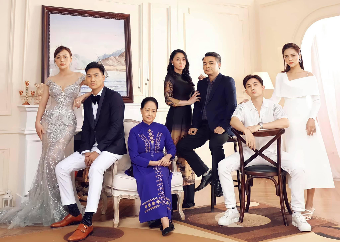 Ảnh vui thể hiện đúng tâm trạng của các nhân vật trong "Hương vị tình thân" hiện nay. Ảnh: FBNV