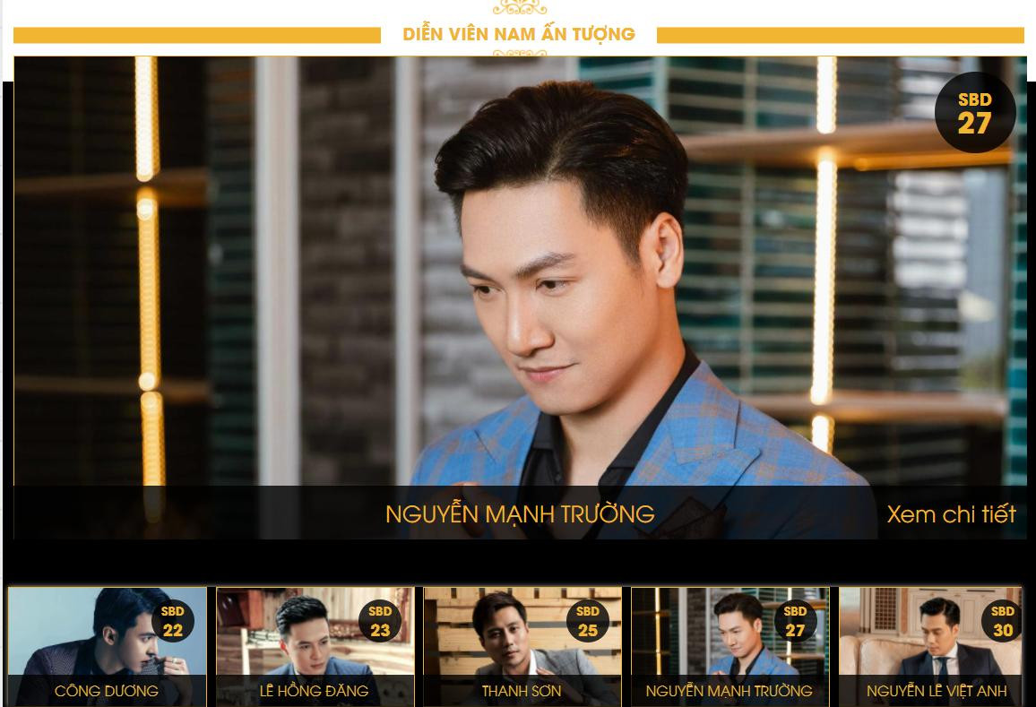 Top 5 Diễn viên Nam ấn tượng của VTV Awards 2021 Top 5 Diễn viên Nam ấn tượng của VTV Awards 2021