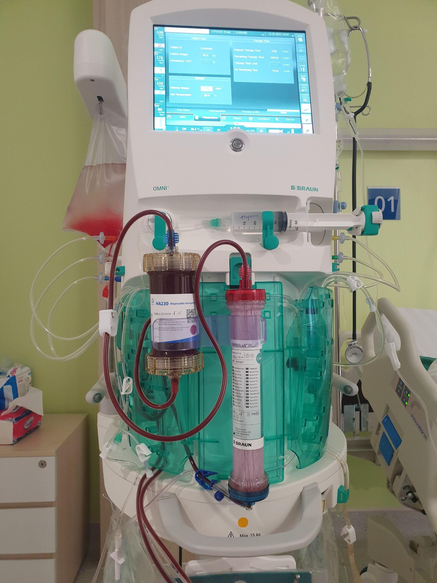 Lọc máu hấp phụ được ứng dụng trong điều trị một số bệnh viện