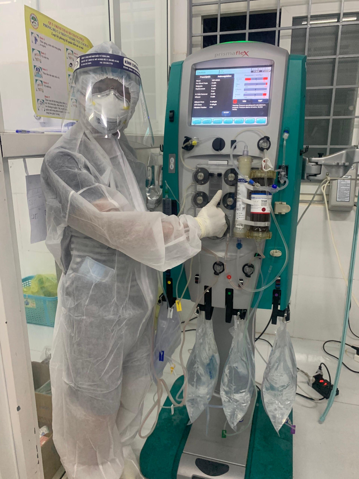 Thiết bị lọc máu hấp phụ