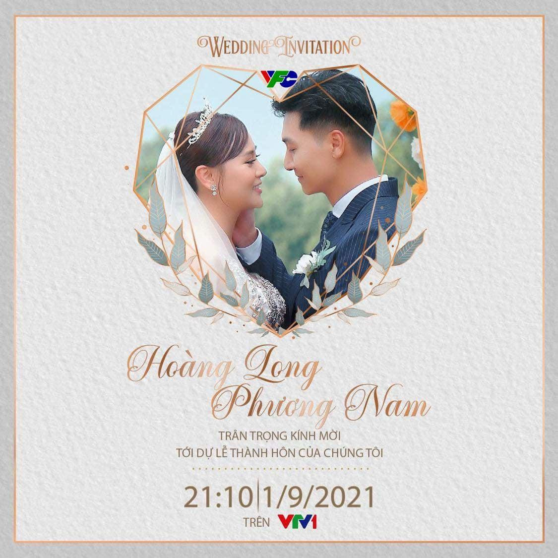 Tấm thiệp mời do chính nhà sản xuất tung ra trên fanpage