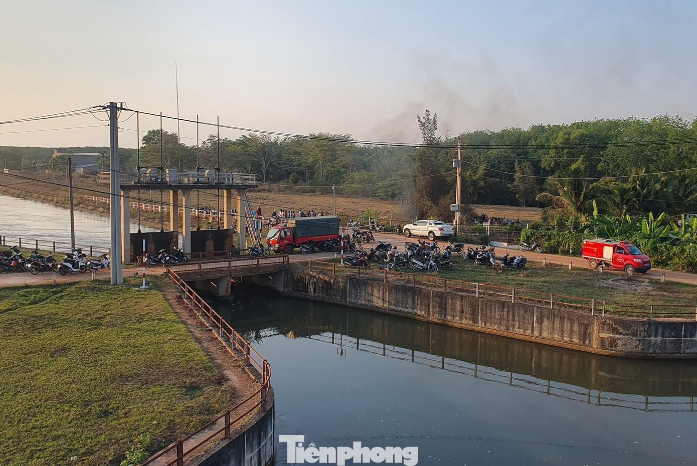 Kênh nước nơi xảy ra vụ việc