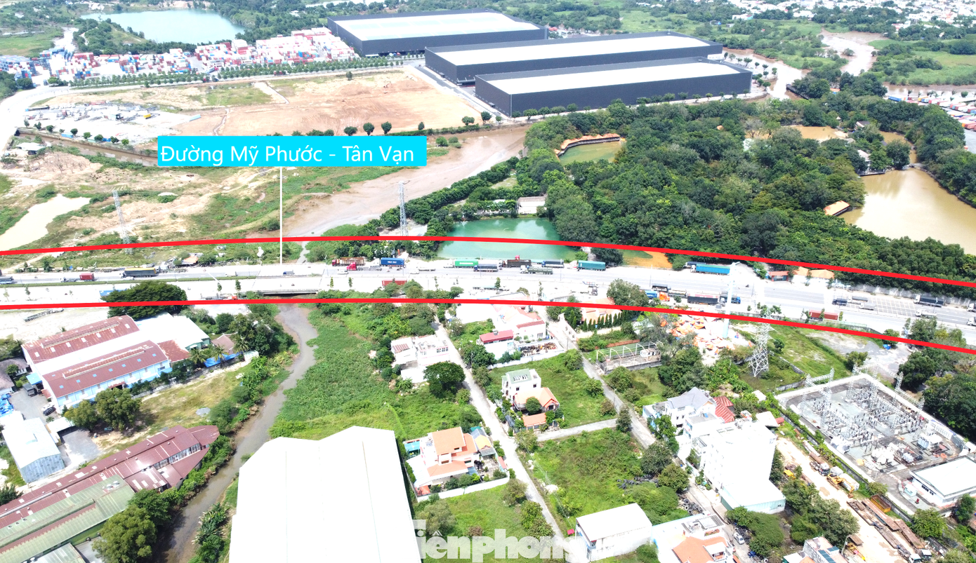 Đường Vành đai 3 đoạn trùng với đường Mỹ Phước Tân Vạn tỉnh Bình Dương Đường Vành đai 3 đoạn trùng với đường Mỹ Phước Tân Vạn tỉnh Bình Dương