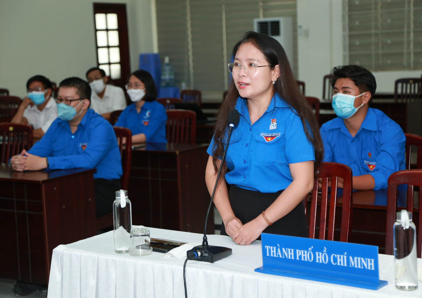 Chị Trần Thị Hà Thanh, Bí thư Đoàn khối Ngân hàng TPHCM - Ảnh: Ngô Tùng Chị Trần Thị Hà Thanh, Bí thư Đoàn khối Ngân hàng TPHCM - Ảnh: Ngô Tùng