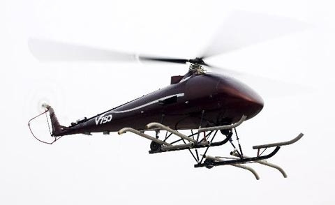 Chiếc máy bay V750 điều khiển từ xa của Trung Quốc bay thử nghiệm hồi năm 2011