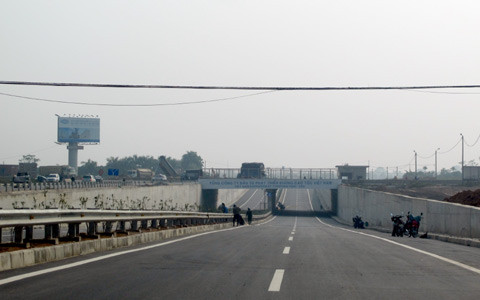 QL18 nối với đường cao tốc qua đường hầm cắt ngang QL2 đi Phú Thọ