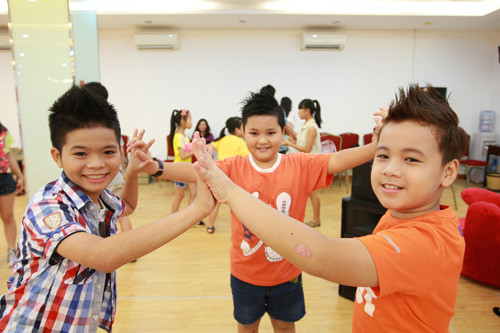 Quang Anh (trái) và Phúc Nguyên (phải) - Ảnh: Phạm Thế Danh