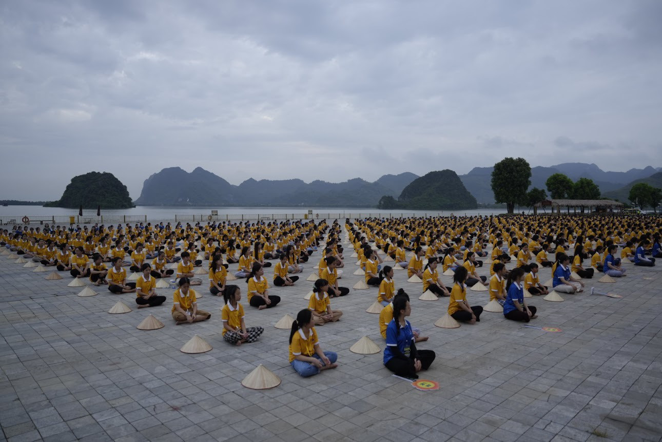 Các tu sinh tại chùa Tam Chúc.