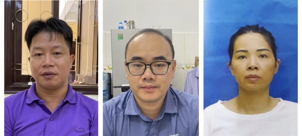 Các đối tượng (từ trái qua phải): Nguyễn Xuân Thọ, Phạm Quang Hậu, Nguyễn Thị Ngọc. Các đối tượng (từ trái qua phải): Nguyễn Xuân Thọ, Phạm Quang Hậu, Nguyễn Thị Ngọc.