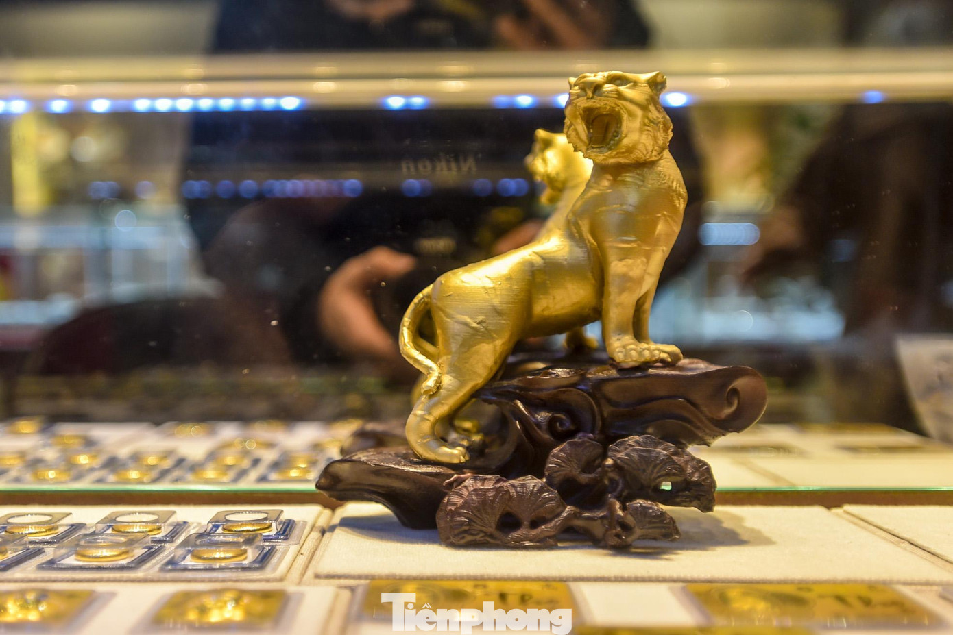 Sản phẩm hổ vàng thu hút nhiều sự quan tâm của người dân trong năm Nhâm Dần 2022.